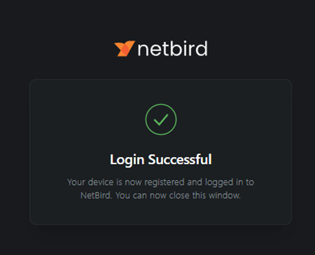 Login Successful